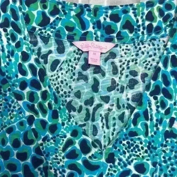 Lilly Pulitzer Medium Blue Animal Print Dress Item# 1E - Picture 2 of 7